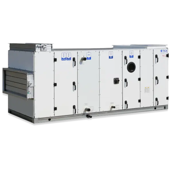 TICA TAE/TBE air handling unit with patented frame structure